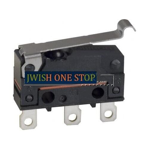 Fine Motion Switch D2SW-P01L3H Waterproof Dust Belt Curved Handle Travel Switch