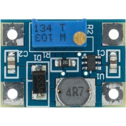 Smart Electronics DC-DC SX1308 Step-UP Adjustable Power Module Step Up Boost Converter 2-24V to 2-28V 2A