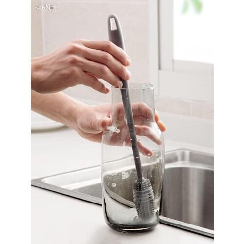 Vanzlife Kitchen Cup Brush Water Cup Tea Cup Glass Cleaning Brush Household Cup Washing Brush Bottle Brushing Cup Brush