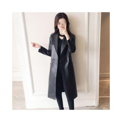 Spring Women Genuine Real Sheep Leather Jacket R88