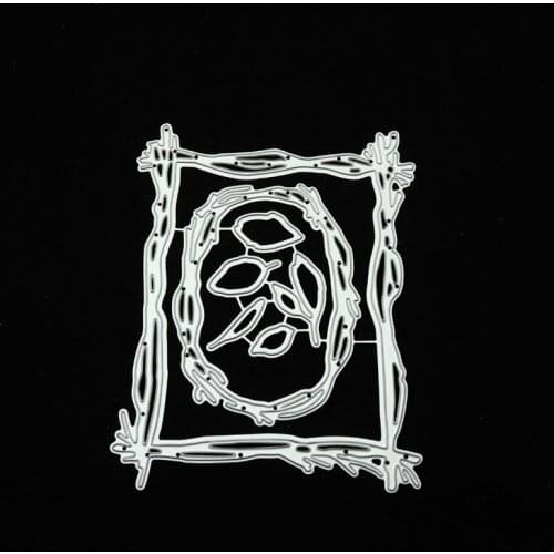 Reunion Branches Frame Metal Cutting Dies New 2021 Scrapbooking Mold Stencil Crafts Die Cuts for Card Making Dies Embossing