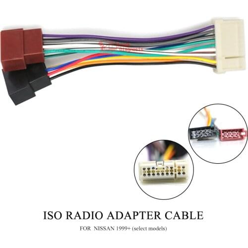 12-118 ISO standard HARNESS Raido Adapter for NISSAN 1999+ (select models)
