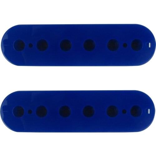 NEW 2PCS ABS Humbucker Pickup Bobbins Screw Bobbins 50mm Blue for Neck Guitar Pickup Parts