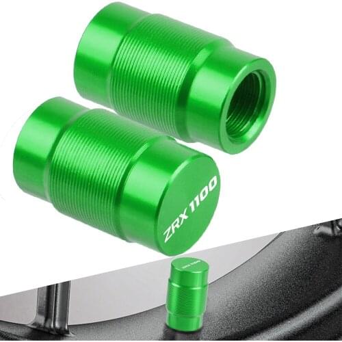For Kawasaki ZRX1100 1997-2001 1998 1999 2000 Motorcycle CNC Aluminum Accessorie Wheel Tire Valve Stem Caps CNC Airtight Covers