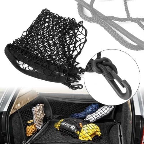 Auto Trunk Cargo Storage Organizer Net Bag Mesh Luggage Holder Automobile Car Part Accessories 70*70cm Universal