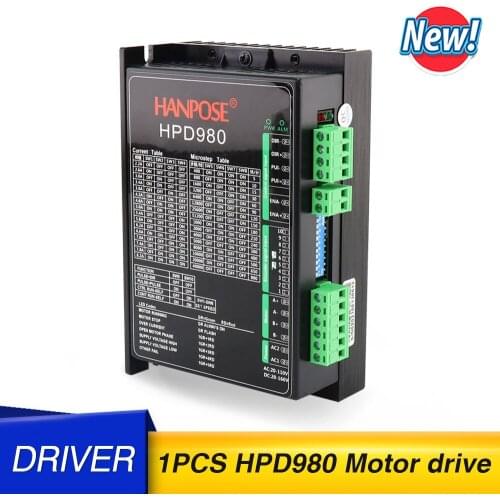 1pcs Nema23 Stepper Motor Driver HPD980 Nema 34 2.8A DC20-160V AC20-110V 1 axis Stepping Motor CNC for 3D printer accessories