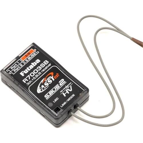 Futaba R7003SB BiDirectional 2.4Ghz S.Bus2 FASSTest 3-Channel High Voltage Receiver FOR 14SG/18MZ/18SZ
