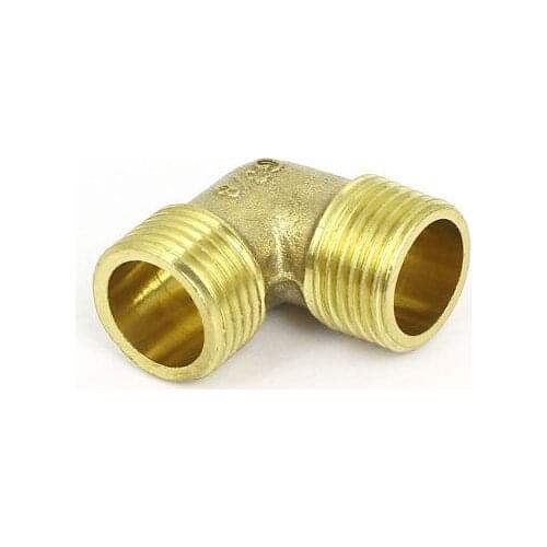 20mm to 20mm Male Thread 90 Degree Elbow Water Pipe Fittings Adapter Connector