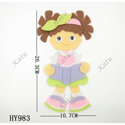 Little girl cutting dies 2019 new die cut &wooden dies Suitable for common die cutting machines on the market