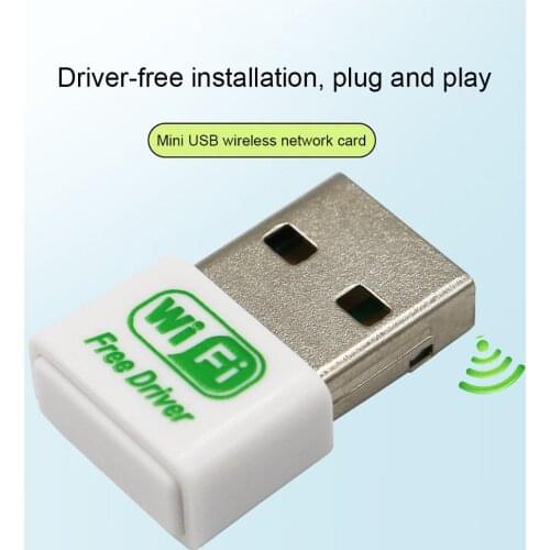 Mini USB 150Mbps WiFi Free Driver Adapter 2.4G Wi-Fi Dongle For PC Computer USB Ethernet Network Card Antena Wi Fi Receiver