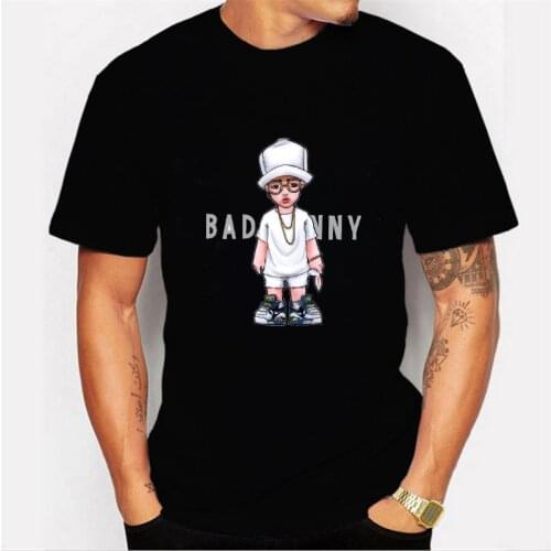 Bad Bunny Fashion T-shirt Women Man Cool Summer T-shirt Short Sleeve Casual Tee Bad Bunny Tops T-shirt