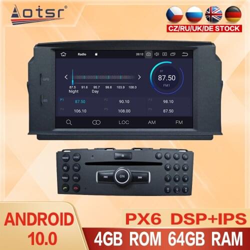 Android Multimedia GPS Navigation Car Radio Auto Sstereo for Mercedes Benz C Class 3 W204 S204 2006 - 2011 Stereo Screen Unit HD