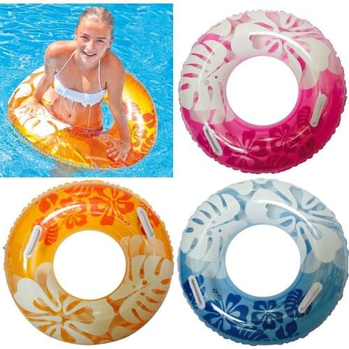 Inflatable Swimming Circle Air Mattress adult Float Seat Boat Tube Ring Rubber Swim Swimming Pool Toys Ring Portable