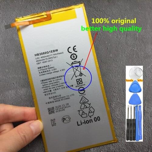 New Original 4800mAh HB3080G1EBW For Huawei MediaPad T1 8.0 Pro T1-821L T1-823L Battery