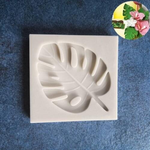 Turtle Leaf Silicone Fondant Chocolate Candy Art Tool Leaf Shape DIY Cake Decoration Tool A1425