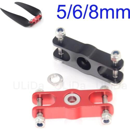 5mm 6mm 8mm Folding Propeller Seat/Propeller Clamp/Propeller Seat Suitable for Fixed Wing Threaded Propeller Shaft