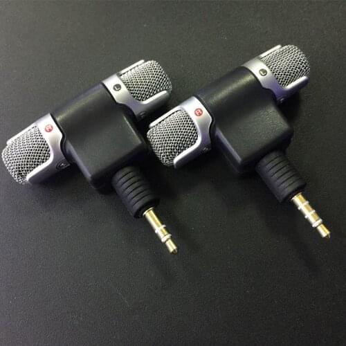 Omnidirectional Metal Microphone 3.5mm Jack Lavalier Tie Clip Microphone Mini Audio Mic for Computer Laptop Mobile Phone