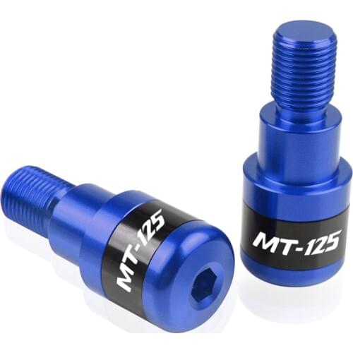 High quality Motorcycle 7/8" 22mm CNC Aluminum Handlebar Ends Grips Slider Handler Bar Ends For YAMAHA MT125 MT-125 mt125