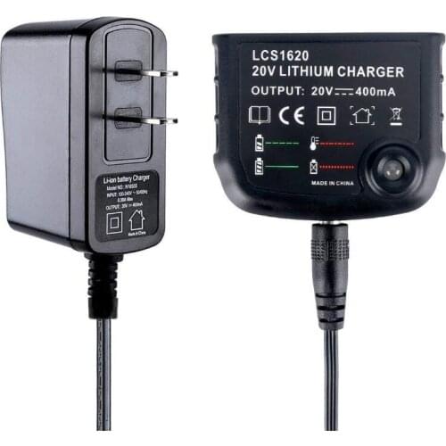 Dawupine LCS1620 Lithium Ions Battery Charger For Black Decker 20V LBXR20 LBXR20-OPE LB20 LBX20 LBX4020 LB2X4020 LBXR2020-OPE