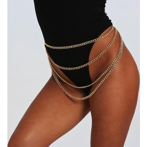 Sexy Waist Chain Women Layer Belly Chain New Fashion Accessories Layers Body Jewelry For Women