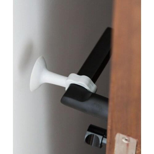 1Pc Silicone Door Stopper Wall Protector Door Handle Knob Crash Pad Door Stop Home Improvement Bumper Guard Home Gadget