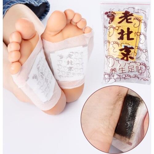 10pcs Body Detox Foot Patch Feet Care Detoxifying Foot Patches Pads With Adhersive Cleansing Improve Sleeping Slim Patch