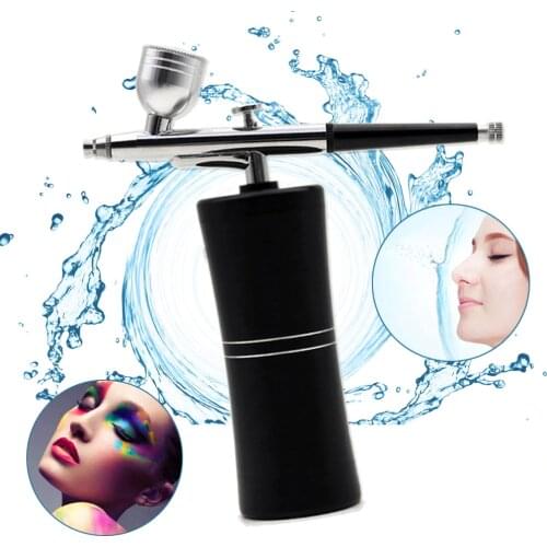 Airbrush Kit Wireless Rechargeable Portable 0.3mm Air Compressor Spray Gun Makeup DIY Wall Drawing Painter Nail Art Paint Cake