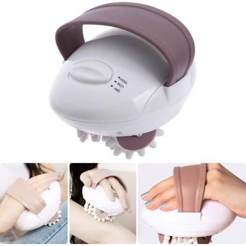 Anti-Cellulite Slimmer Handheld Electric Mini Body Massager Roller for Face Leg Portable Shoulder Cervical Spine Massager
