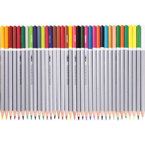 DL 6518 drawing 24 color brush water soluble coloring painting pencil paper box Stationery office supplies for students