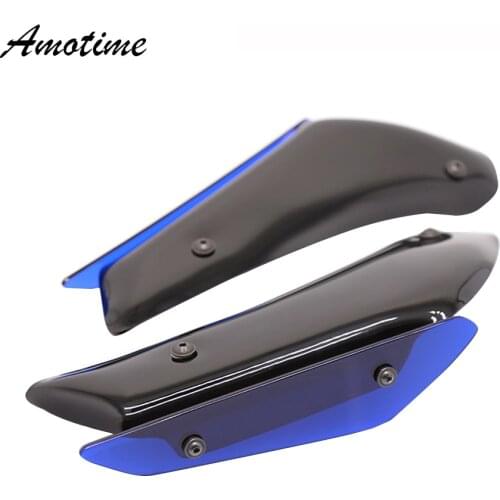 For Yamaha YZF-R25 R25 Motorcycle Fairing Parts Aerodynamic Wing Kit Fixed Winglet Fairing Wing