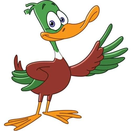 Cartoon Funny Car Stickers Decals Fine Vinyl Car Stickers Waterproof Laptop Decals Window Car Styling Decoration Kk13*10cm