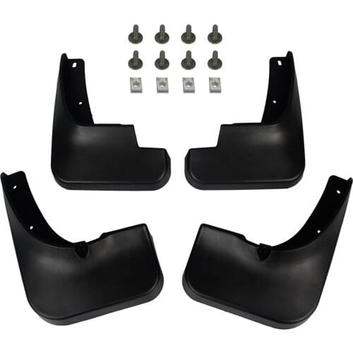 Set of 4 Front & Rear Mud Flaps Splash Guards for Toyota Highlander 2008 2009 2010