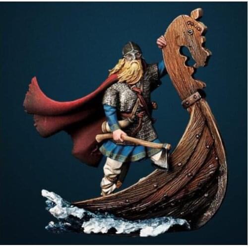 New Unassembled 1:32 54mm Viking Viking Warrior Resin Kit DIY figure Unpainted resin model