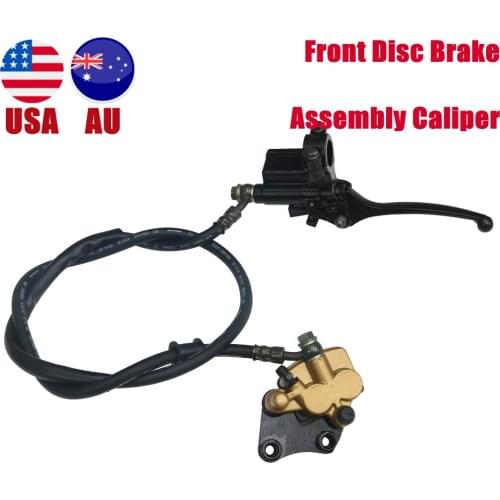 TDPRO Front Disc Brake Assembly Caliper Master Cylinder for 110 125cc Taotao Coolster
