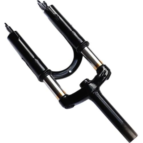 Front Suspension Fork Front Fork For Brake Disc Alloy Steel Holder For Motorcycle MTB Bicycle Electric Wheel Scooter Tube Shock