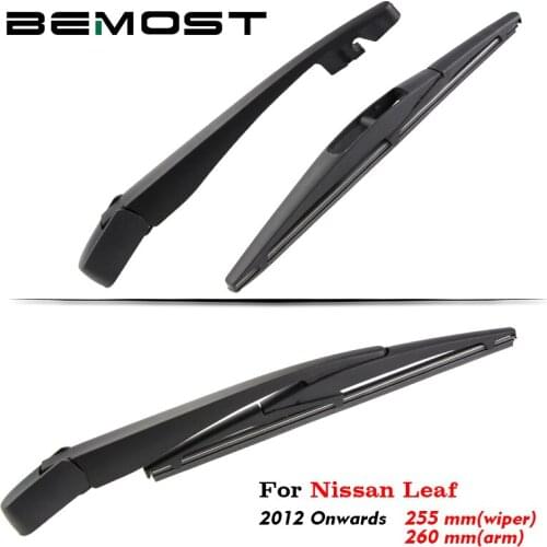 BEMOST Car Rear Windshield Wiper Arm Blade Brushes For Nissan Leaf Hatchback 2012 Onwards Washer Auto Accessories Styling