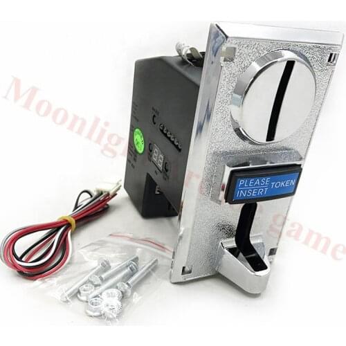 6 Kinds Different Coin Selector Acceptor for Arcade Video Games Vending Machine and Coin Operated Machine Support Multi Coins