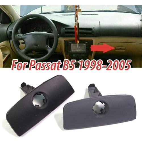 Wooeight 1Pc Car Armret Glove Box Handle Cover Lid Lock Hole 06B129723J For VW Passat B5 1998 1999 2000 2001 2002 2003 2004 2005