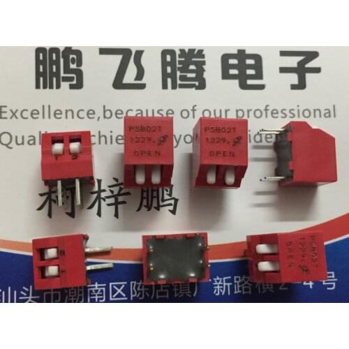 1PCS Imported U.S. Grayhill 76PSB02T dial code switch 2-bit key type side dial code 2.54 pitch