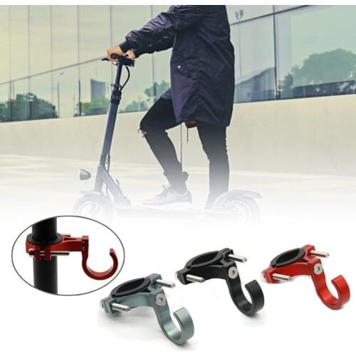 1pc Bicycle Hanging Bag Hook Claw Multifunctional Aluminum Alloy Front Hook Free Punching Bag Hooks Claw For Xiaomi Scooter Bike