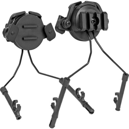 1 pcs Tactical Headset Rail Adapter Headset Bracket Headphone Mount Stand For 19-21mm Helmet Rail Helmet Accessories
