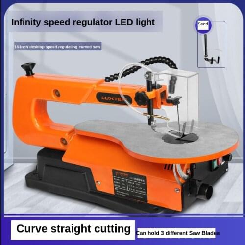 16-inch Bench-type Speed-regulating Curve Saw, Wire Saw, Reciprocating Wire Saw, Electric Saw and Wire Saw Machine woodworking