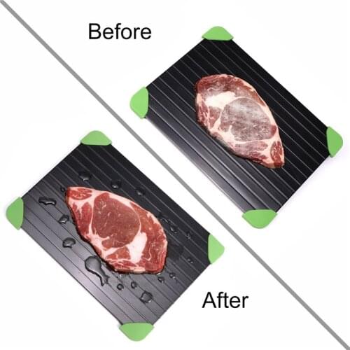 Fast Defrosting Tray Thaw Frozing Food Meat Fruit Quick Defrosting Plate Board Defrost Kitchen Gadget Tool