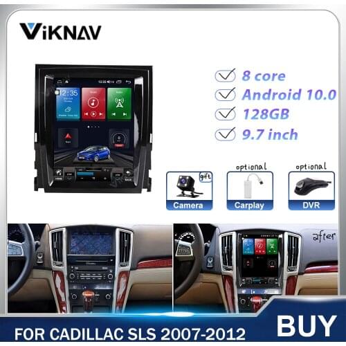 9.7 Inch Android Vertical Screen Car Radio GPS Navi Heat Unit for Cadillac SLS 2007-2012 Car Multimedia Player Stereo