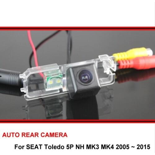 For SEAT Toledo 5P NH MK3 MK4 2005 ~ 2015 SONY HD CCD Car Rearview Parking Reverse Backup Rear View Camera Night Vision