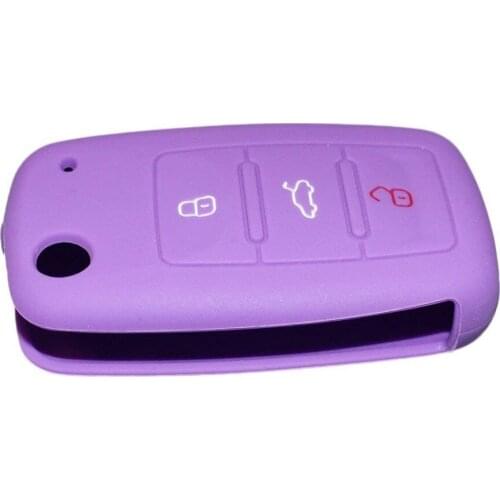 Car Key Bag For VW Golf Passat Jetta Fox Polo Tiguan Seat Skoda Octavia Fabia Superb Yeti Ster Car Remote Key Case Cover