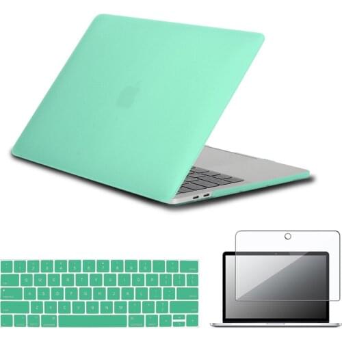Laptop Case for Macbook Air / Pro13"/Macbook 12" A1534/Pro 15"/Air 11" Hard Protective Shell+Keyboard Film+Screen Protector