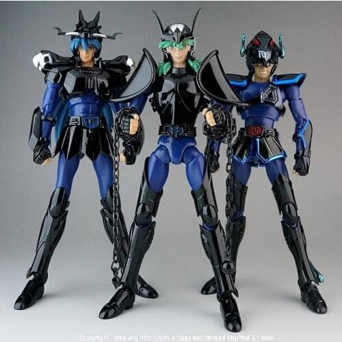 CS Model Speeding Black Bronze Saint Seiya Shun Shiryu V1 Pegasus/Dragon/Andromeda/ Cygnus Metal Armor Myth Cloth Action Figure