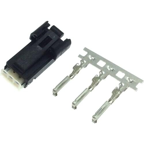 For Ford new Focus front door tweeter amplify male female plug connector terminal extension cord 3PIN cable wire line housing