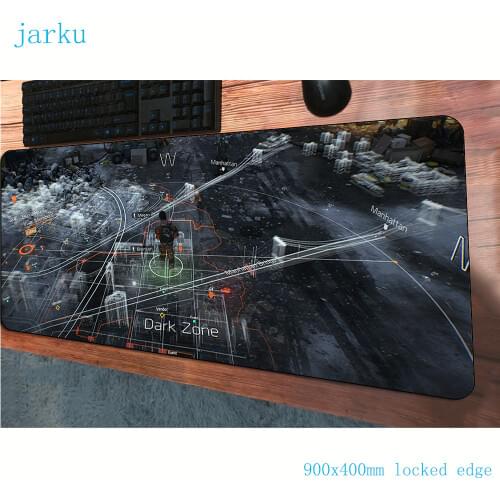 Tom clancys the division padmouse 900x400x3mm gaming mousepad game xl mouse pad gamer computer cute mat notbook mousemat pc